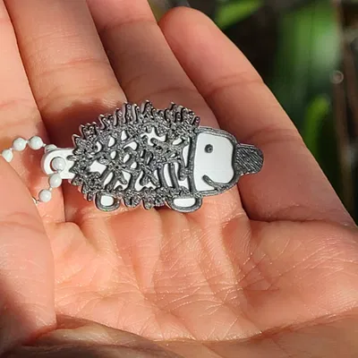 Móc khóa logo "Digital Harinezumi"