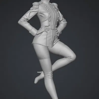 Mô hình 3D nàng lính chì The Red Coat of the Nutcracker