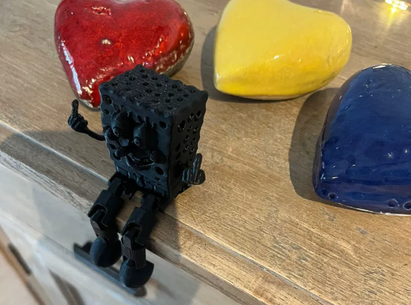 Mô hình SpongeBob hài hước - Đồ chơi in 3D độc lạ - Image 1