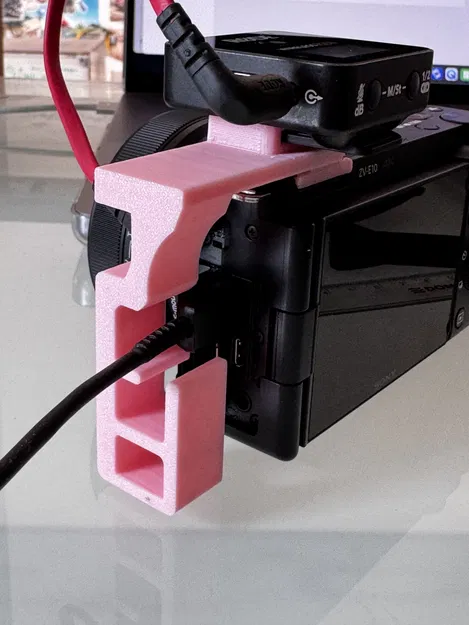 Ngàm kẹp cố định dây cáp cho Sony ZV-E10 (Cable Support) - Image 1