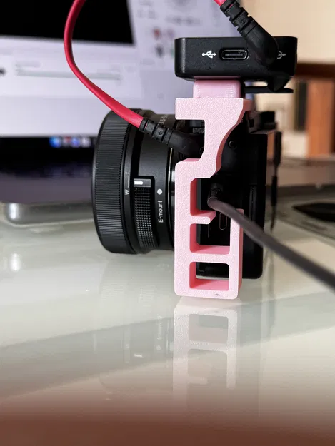 Ngàm kẹp cố định dây cáp cho Sony ZV-E10 (Cable Support) - Image 2