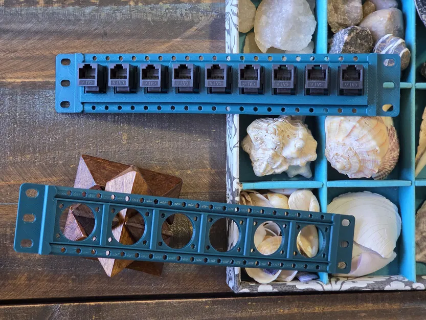 Tấm panel M3M 1U cho tủ rack mini 10 inch - Image 4