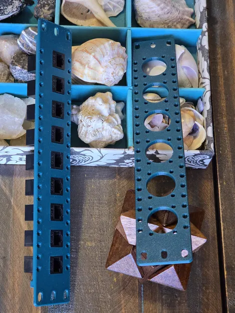 Tấm panel M3M 1U cho tủ rack mini 10 inch - Image 5