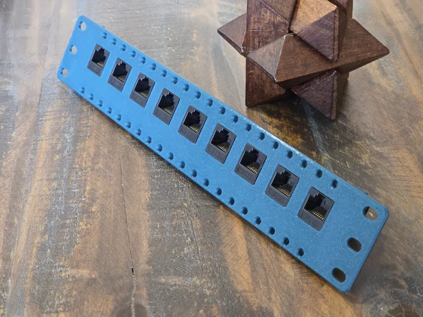 Tấm panel M3M 1U cho tủ rack mini 10 inch - Image 7