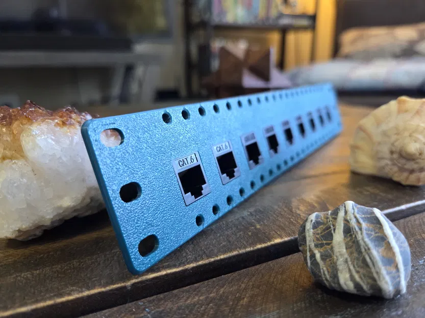 Tấm panel M3M 1U cho tủ rack mini 10 inch - Image 8