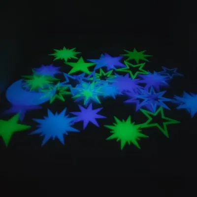 Bộ mô hình ngôi sao và mặt trăng trang trí 3D đẹp mắt