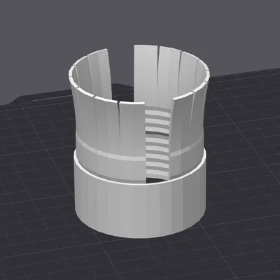 Bộ nối dài hộp đế âm tường 60mm