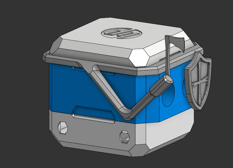 Bộ Giáp Trung Cổ Cho Robot Otto (Kèm Khiên và Rìu) - Image 3
