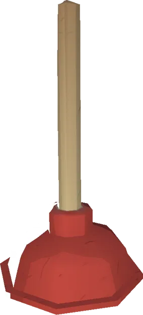 Mô hình trang trí tường Animal Company Plunger (Cây thụt bồn cầu) - Image 1