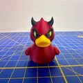 Mô hình chú vịt ác quỷ Devil Duck trang trí xe hơi cực chất - Thumbnail 1