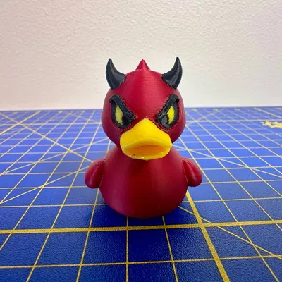 Mô hình chú vịt ác quỷ Devil Duck trang trí xe hơi cực chất