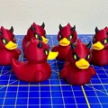 Mô hình chú vịt ác quỷ Devil Duck trang trí xe hơi cực chất - Thumbnail 5