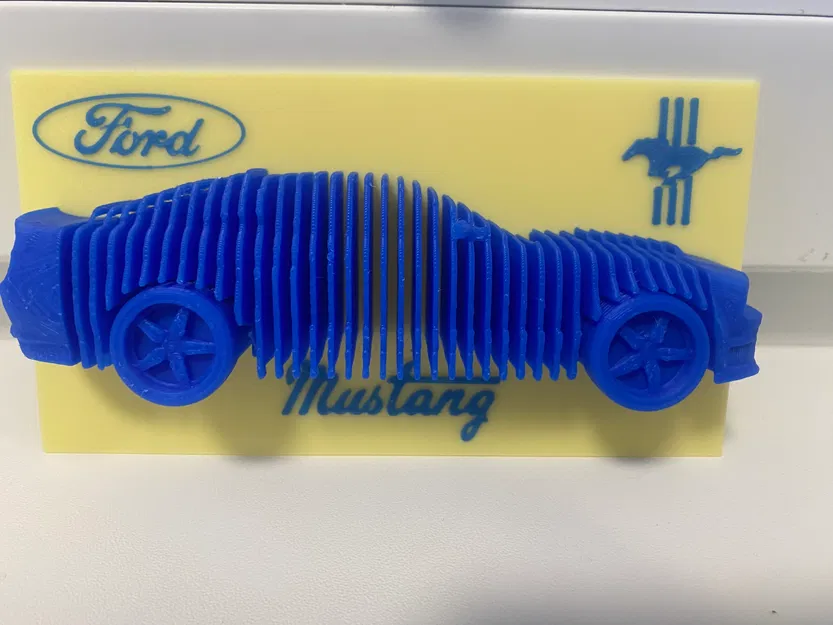 Mô hình Ford Mustang dạng lớp (Layered Model) - Image 2