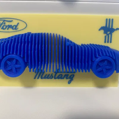 Mô hình Ford Mustang dạng lớp (Layered Model)