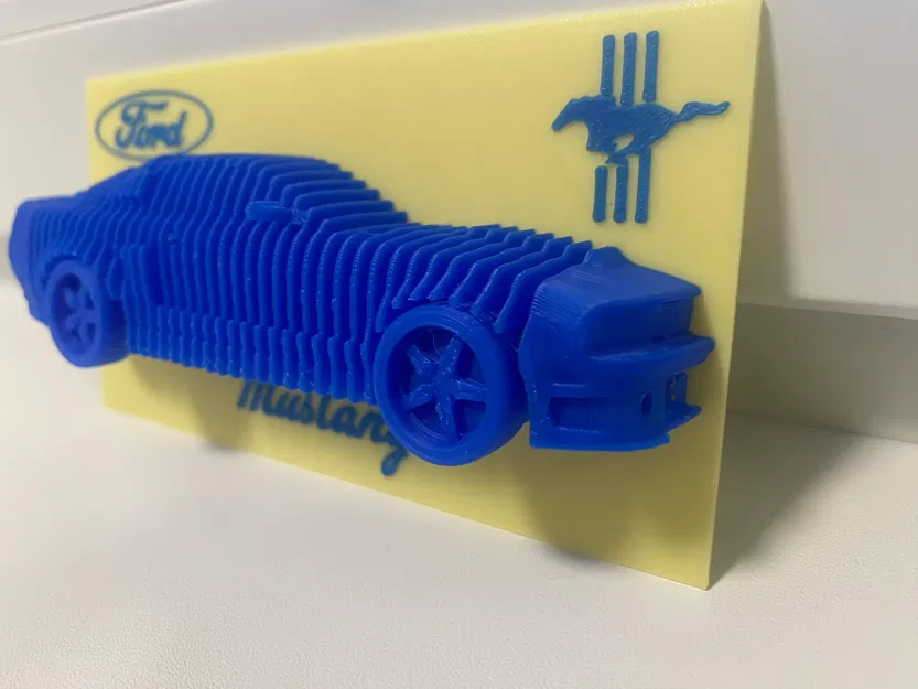 Mô hình Ford Mustang dạng lớp (Layered Model) - Image 4