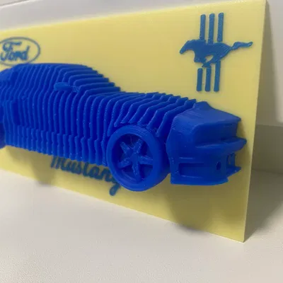 Mô hình Ford Mustang dạng lớp (Layered Model)