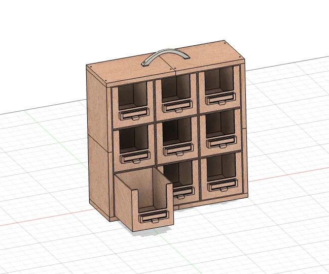 Kệ đa năng ORGANIZER GT532 – Thiết kế tủ ngăn kéo lưu trữ thông minh - Image 1