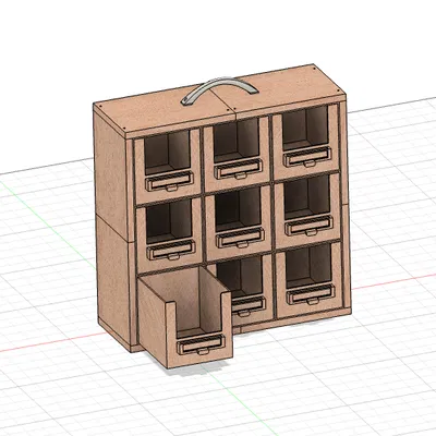 Kệ đa năng ORGANIZER GT532 – Thiết kế tủ ngăn kéo lưu trữ thông minh