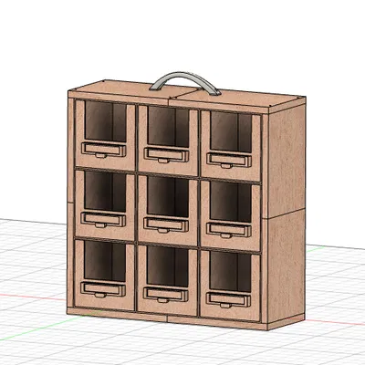 Kệ đa năng ORGANIZER GT532 – Thiết kế tủ ngăn kéo lưu trữ thông minh