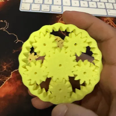 Fidget Gear - Đồ chơi bánh răng quay tay