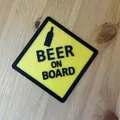 Bảng hiệu Beer on Board treo xe - Thumbnail 4