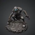 Bloodbound Realms – Undead – Ghoul Ravager (Mô hình Dark Fantasy 3D STL) - Thumbnail 1