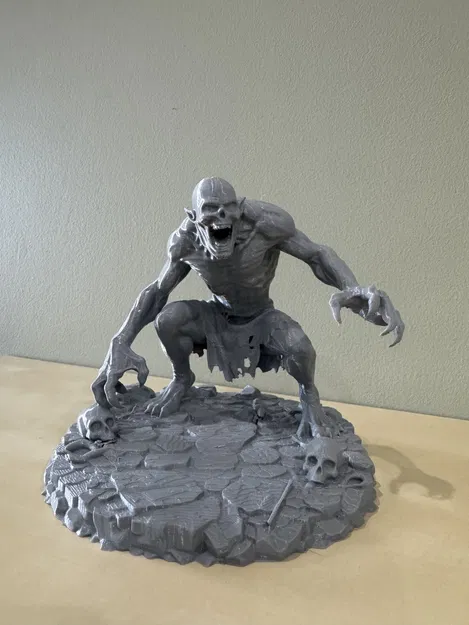 Bloodbound Realms – Undead – Ghoul Ravager (Mô hình Dark Fantasy 3D STL) - Image 5