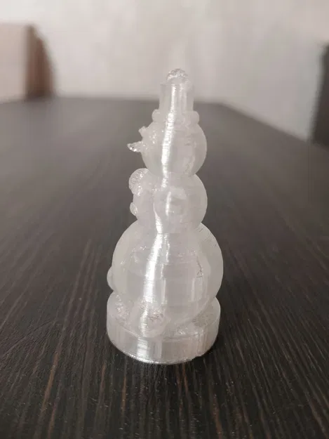 Móc khóa người tuyết 3D dễ thương - Mẫu in 3D trang trí độc đáo - Image 2