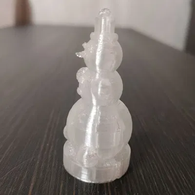 Móc khóa người tuyết 3D dễ thương - Mẫu in 3D trang trí độc đáo