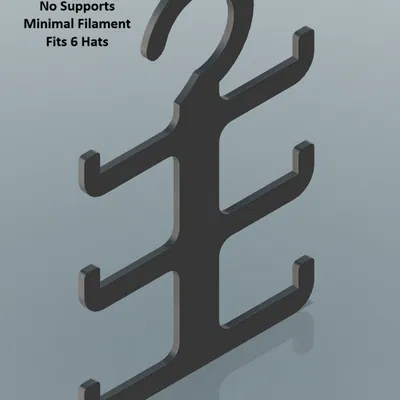 Móc treo nón kết (Baseball Hat Hanger) gọn gàng cho 6 chiếc nón