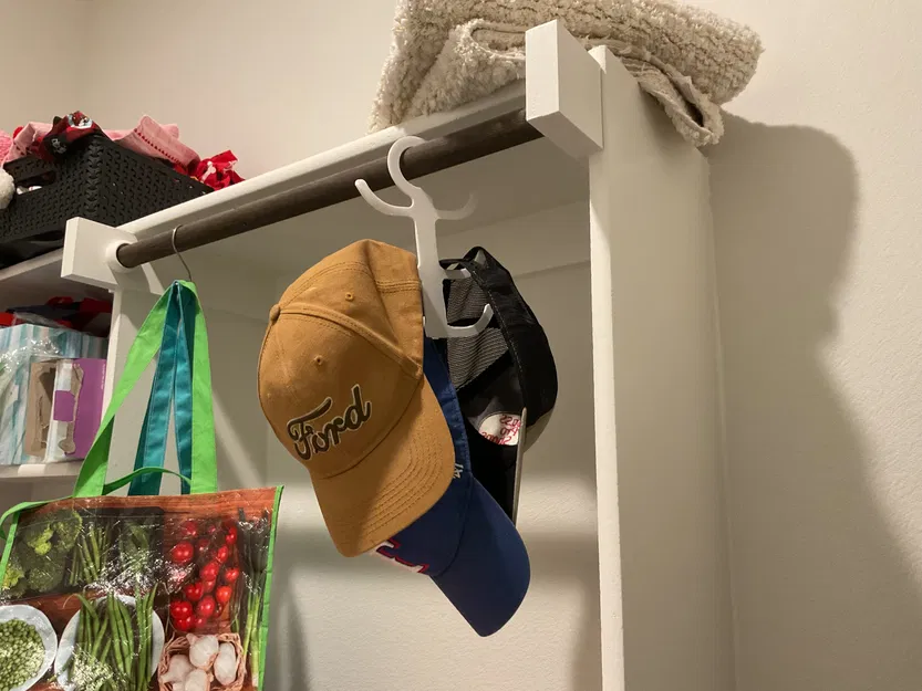 Móc treo nón đa năng Hat Hanger V2 - Giải pháp tiết kiệm diện tích tủ đồ - Image 1
