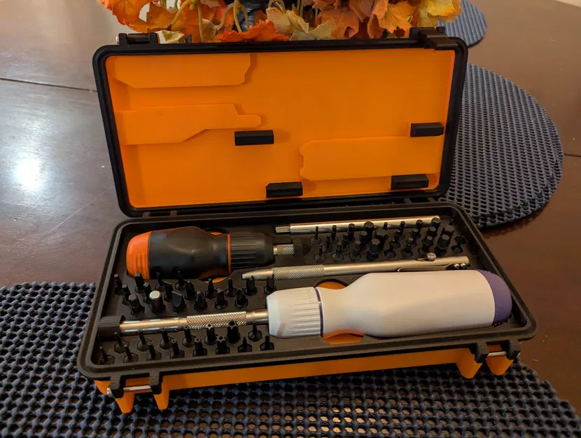 Hộp đựng LTT Screwdriver và 60 đầu bit - Thiết kế 3D chuyên nghiệp - Image 1