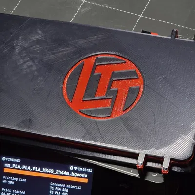 Nắp hộp dụng cụ LTT tùy chỉnh in 3D có logo cực đẹp