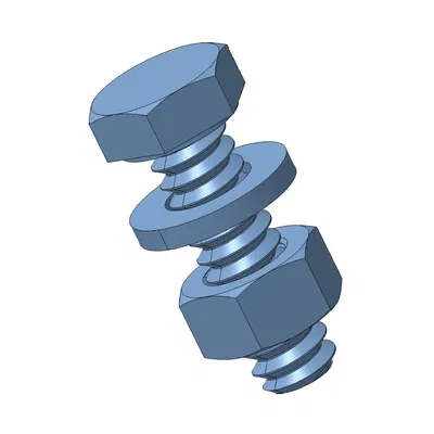 Bộ Ốc vít + Đai ốc + Vòng đệm (Screw+Nut+Washer set)