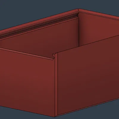 Hộp lưu trữ có khía nhám, nắp phẳng, có thể xếp chồng