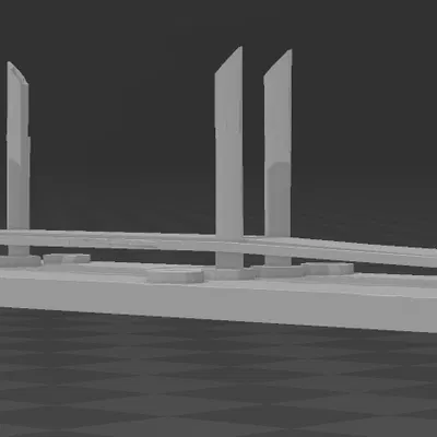 Mô hình cầu Pont Chaban Delmas ở Bordeaux