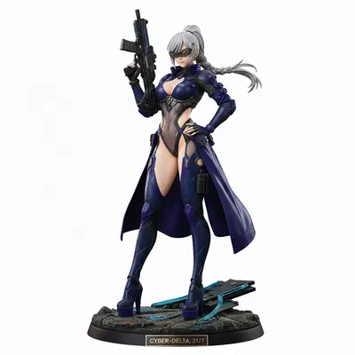 Mô hình nữ chiến binh Cyber Soldier 3D chi tiết ấn tượng