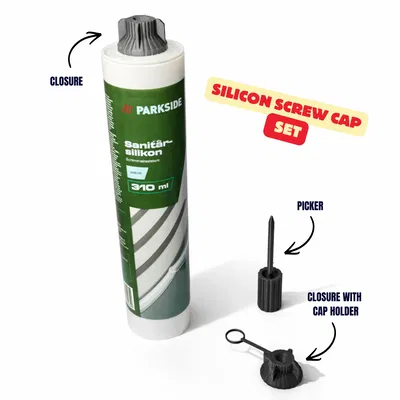 BỘ NẮP VẶN CHO ỐNG SILICON / ĐỒ DÙNG DIY TIỆN ÍCH