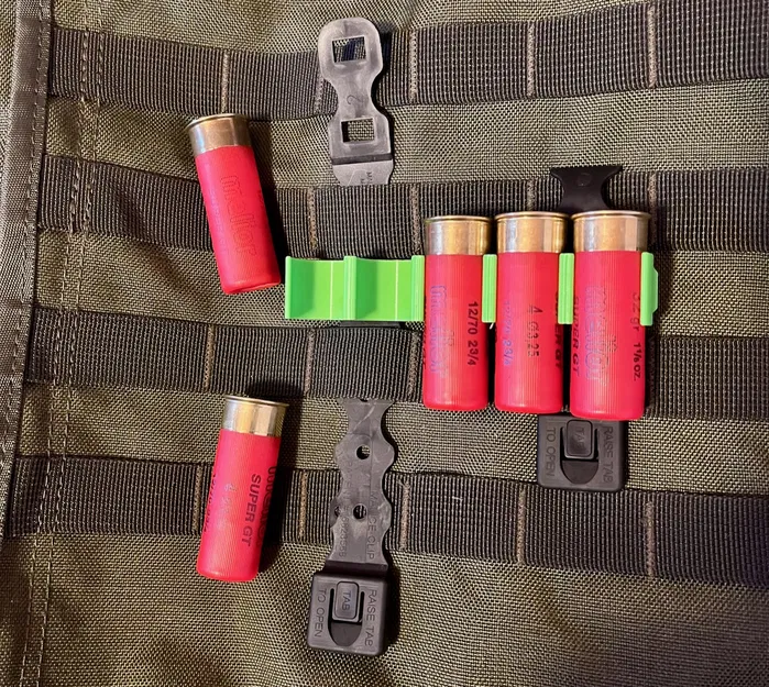 Bộ gá đạn shotgun 12 gauge tích hợp kẹp thắt lưng/molle/pals - Image 6