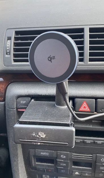 Giá đỡ sạc Magsafe cho khay danh thiếp xe Audi A4 (B6) - Image 2