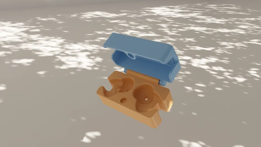 Nắp đậy tùy chỉnh cho hộp sạc Moondrop Space Travel (In 3D dễ dàng) - Image 1