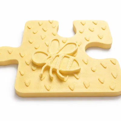 Con dấu hình hoa ghép mảnh - Đồ chơi phát triển giác quan