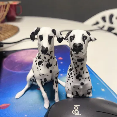 Mô hình chú chó Dalmatian