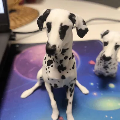 Mô hình chú chó Dalmatian