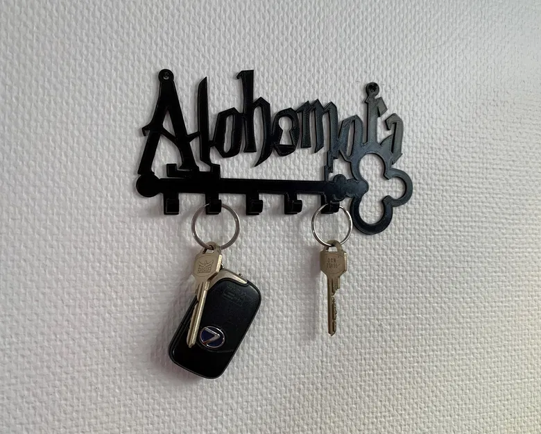 Móc treo chìa khóa gắn tường Alohomora Harry Potter - Image 1