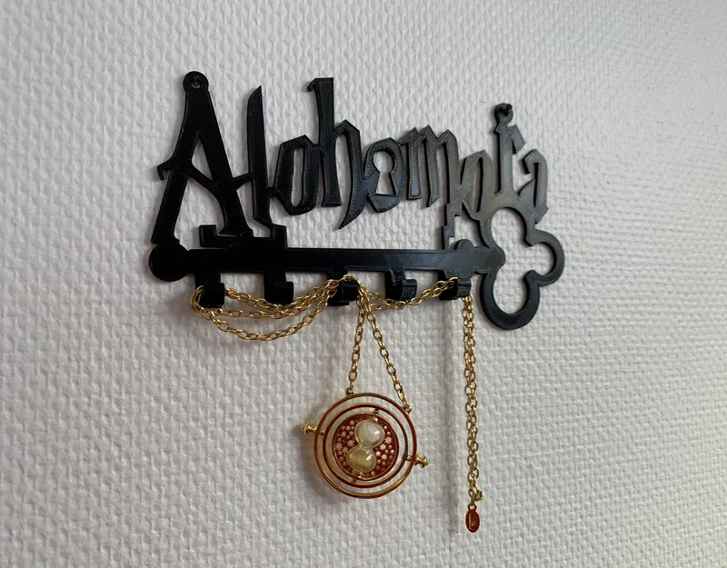 Móc treo chìa khóa gắn tường Alohomora Harry Potter - Image 2