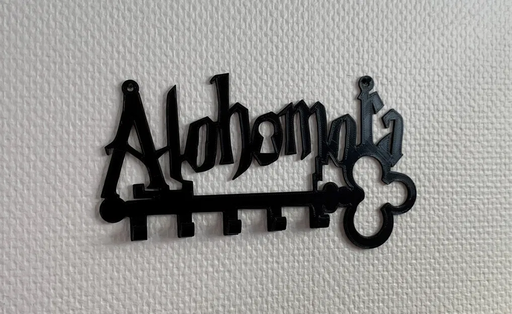 Móc treo chìa khóa gắn tường Alohomora Harry Potter - Image 3