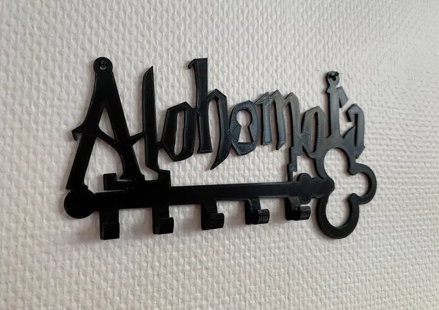 Móc treo chìa khóa gắn tường Alohomora Harry Potter - Image 5