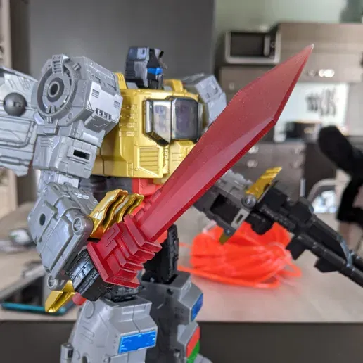 Kiếm năng lượng G1 nâng cấp cho Transformers Studio Series Grimlock - Image 1