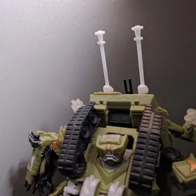 Nòng pháo thay thế cho mô hình Transformers Leader Class Brawl 2007